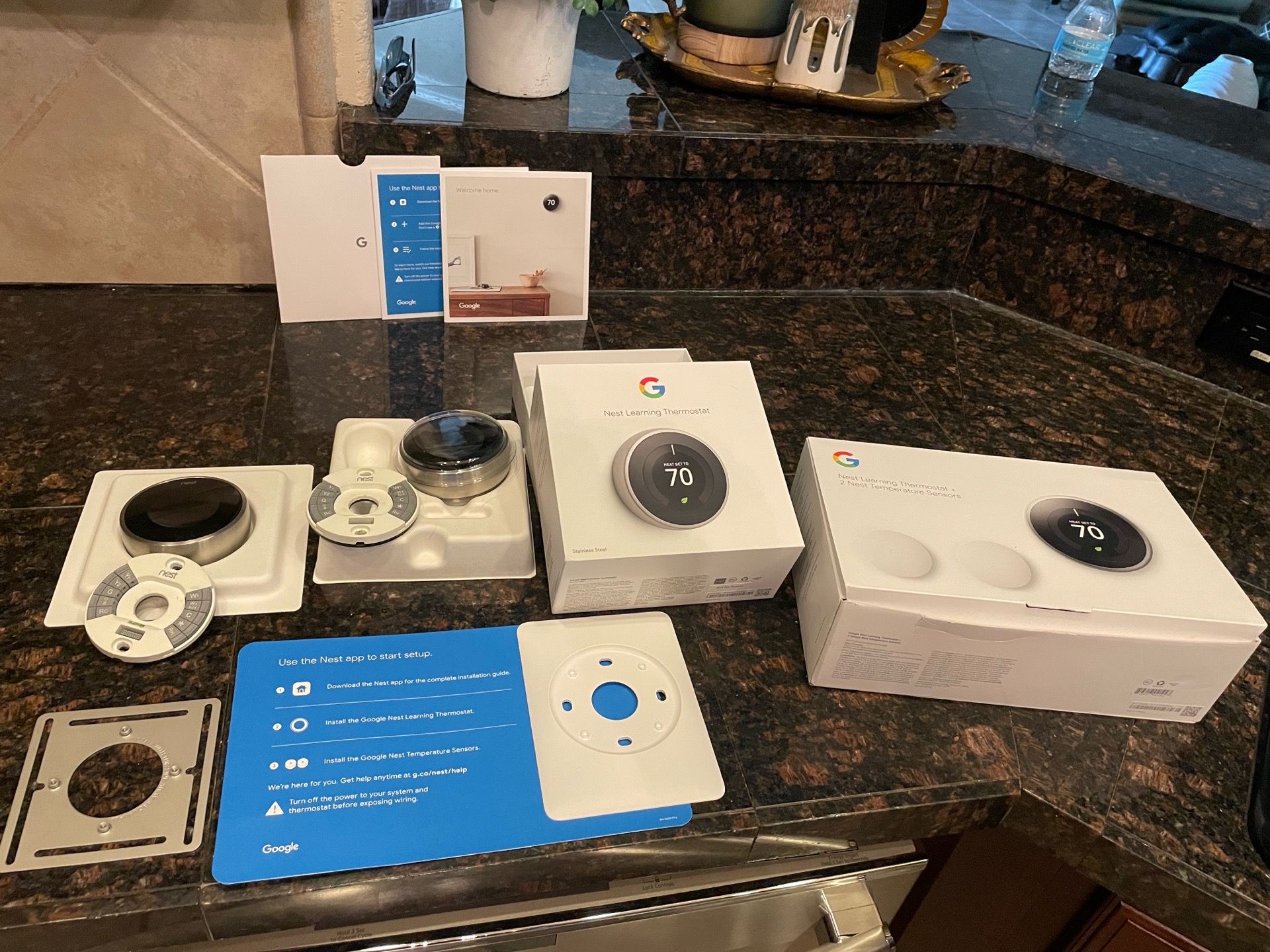 2 Nest thermostats 2nd generation