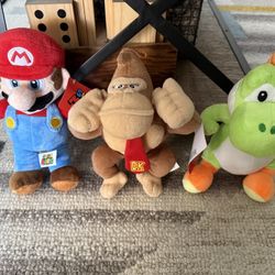 Super Mario Plushies