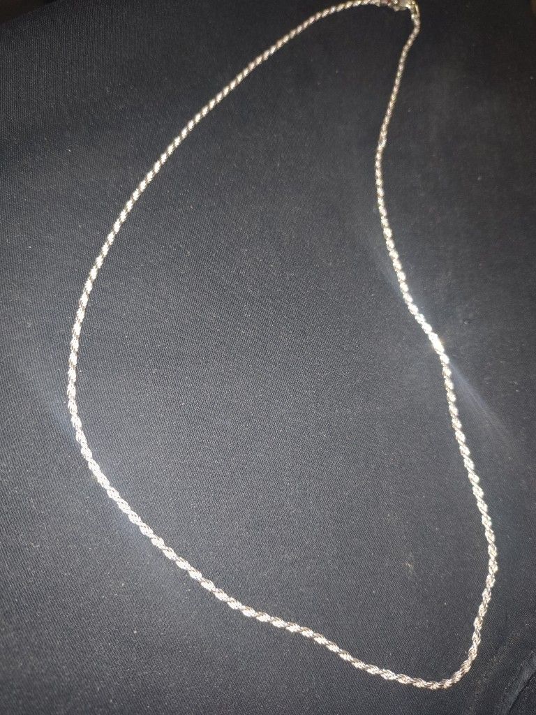 20inch Rope Chain 925 Silver