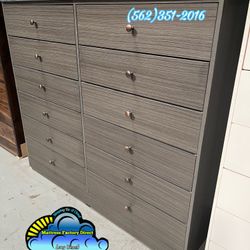 12 Drawer Grey Compressed Dresser New Chest Cajonera 