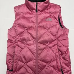 The North Face 550 💖 Women's Pink Gilet puffer zip up size M