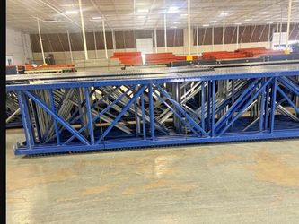 20 ft x 42 in Teardrop Pallet Rack Upright Frames Warehouse Racking Pair of 2