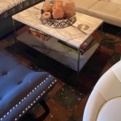 White Center Table. About 