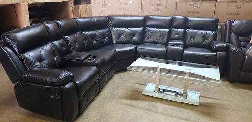 Sectional 2 recliner