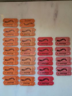 Vintage 1980s Santa Cruz Tickets
