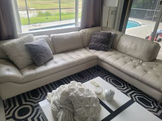 Leather sofa couch sectional yes its available