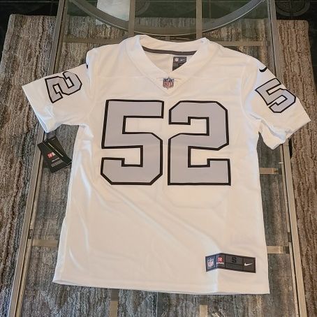 Raiders Football Jersey Men Size 52 MACK #52 Nike On Field for Sale in  Jacksonville, FL - OfferUp