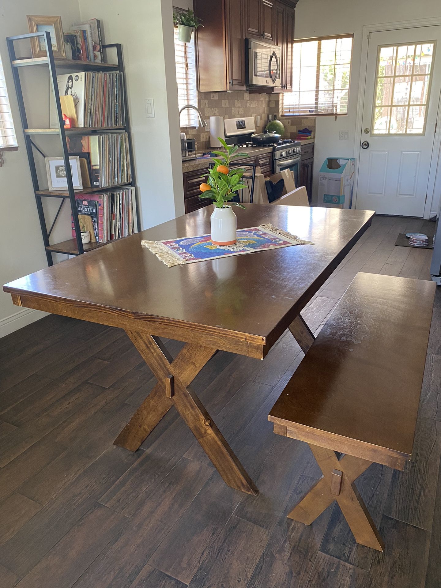 $100 OBO Dining Table & Bench