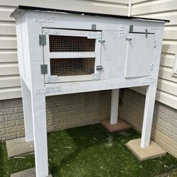 Animal Hutch  49” H x 4’ L x 26” W 