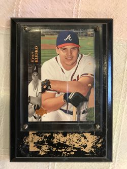 1994 upper deck Ryan Klesko Framed baseball card Braves