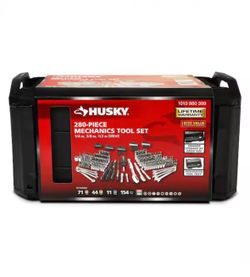 280-Piece SAE/Metric Mechanics Tool Set with Tool Box