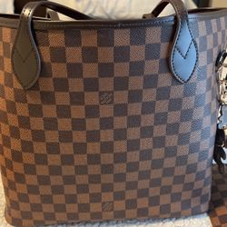 Brown Checker Purse