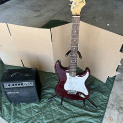 Johnson guitar and amp