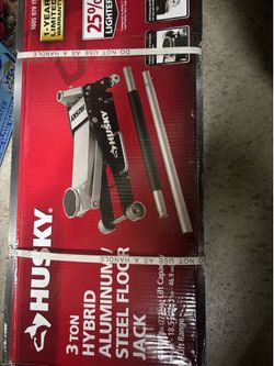 Husky 3 Ton Hybrid Aluminum/Steel Floor Jack