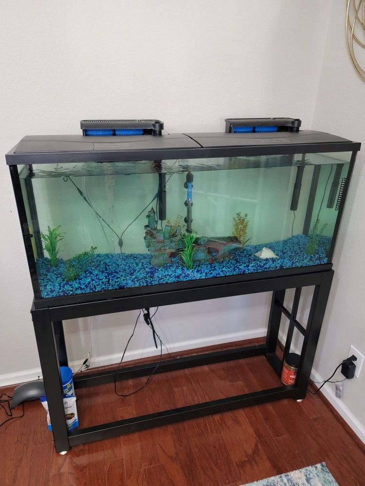 Top Fin 55 Gallon Aquarium & Stand