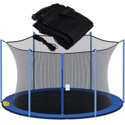 Trampoline Net Replacement for Straight Pole,12ft New