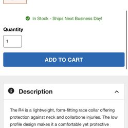 Neck Brace BMX/ Dirt Bike