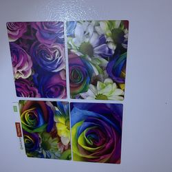 Floral photographic magnets 4.5X5 $5 each