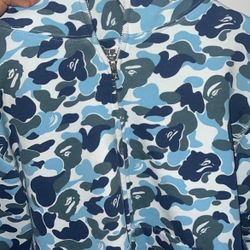 Blue Camo Bape
