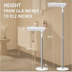 Lazy Hair Dryer Stand Hands Free, Stand Up Hair Dryer with Adjustable Height and Angle, A New Way To Use Hair Dryers for Home, Women, Elderly and Chil