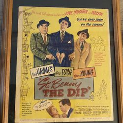 “St Benny the Dip” 1951 NSS Display Poster