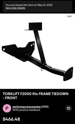 Torklift Camper Tie Downs Fits 1997 F 350/ 250