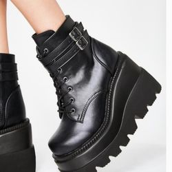 BOOTS MID CALF CHUNKY