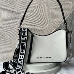 New & Authentic Marc Jacobs Small Black & White Drifter