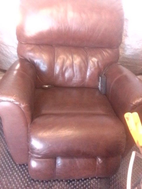 Leather Rocking Massaging Chair