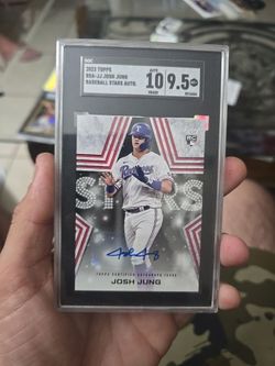 Josh jung rookie auto