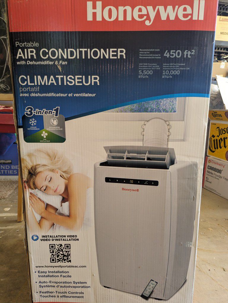 Honeywell Portable Air Conditioner w/ Dehumidifier and Fan