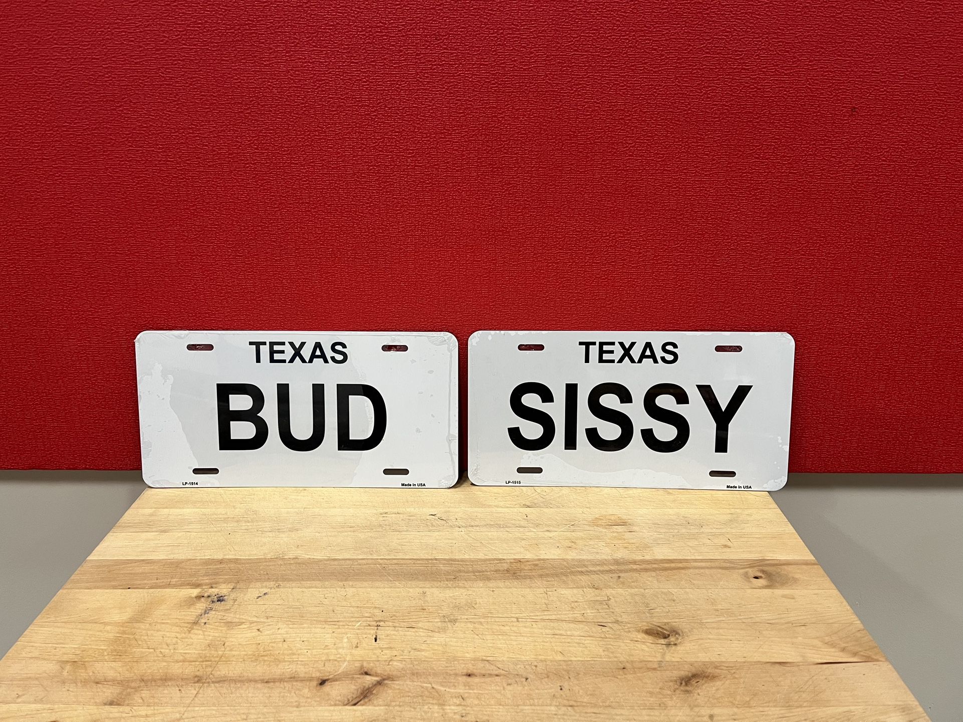 “Urban Cowboy” License Plates.