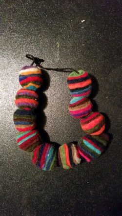 Felt beads