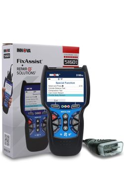 INNOVA 5160RS, OBD2 Bidirectional Scan Tool, OE-Level All System Diagnostics, Reset Oil Light/Battery/EPB/SAS/DPF, Mechanic Recommended Fixes & Parts,
