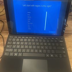 Microsoft Surface Pro 7 with keyboard