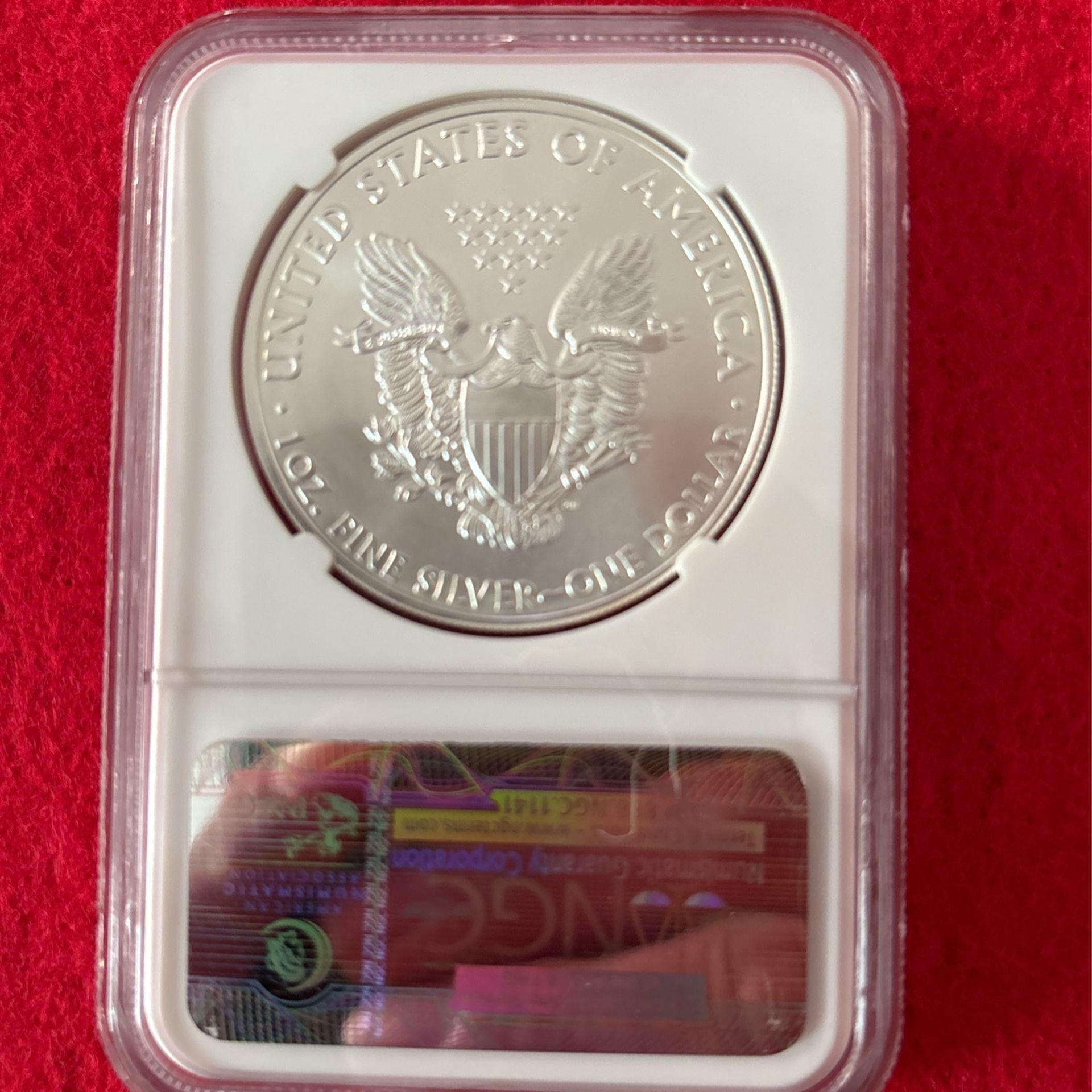2011 Silver Eagle Early Releases NGC MS70