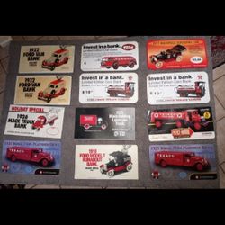 I Have About 40 Of These Old Texaco Plastic Signs And Old Ordering Forms