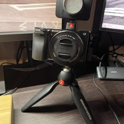 Sony a6000 + Elgato Cam Link + Manfrotto mini tripod
