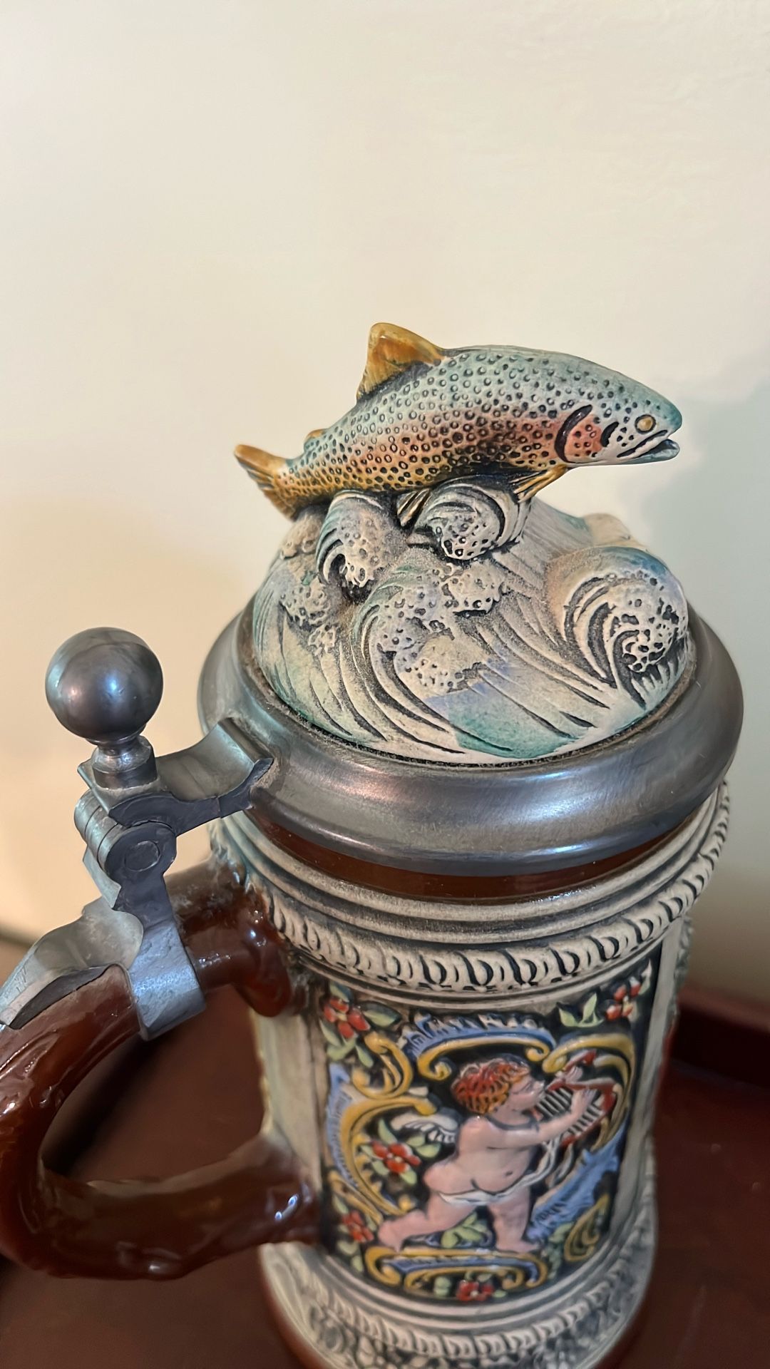Vintage Beer Stein From Germany !