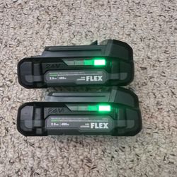 *NEW* FLEX 24V 2.5AH battery — $40 Each