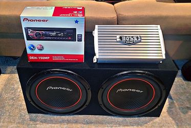 All new 12"Subwoofers Amplifier stereo nuevo