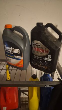 Oil and coolant