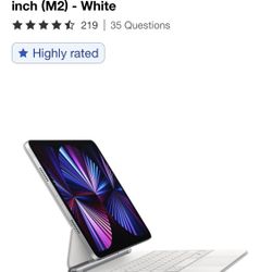 Apple Magic Keyboard for iPad Air 11-inch (M2) - White