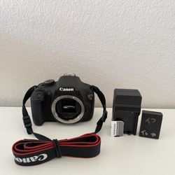 Canon EOS Rebel T5 18MP DSLR Camera Body With 8GB Memory & Battery ~ 1028 SC