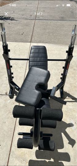 Marcy Pro Olympic Weight Bench with Squat Rack