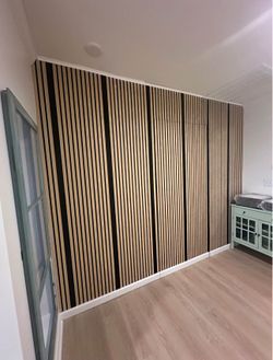Commercial Grade 2ft x 7ft 3D Wood Acoustic Paneling $139 Each