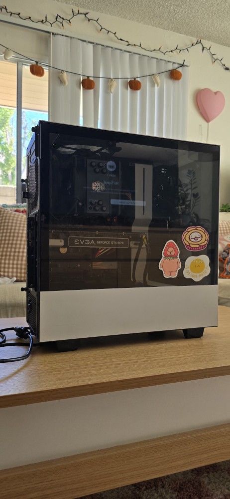 PC NZXT H5 White with i5 6600k EVGA GTX 1070
