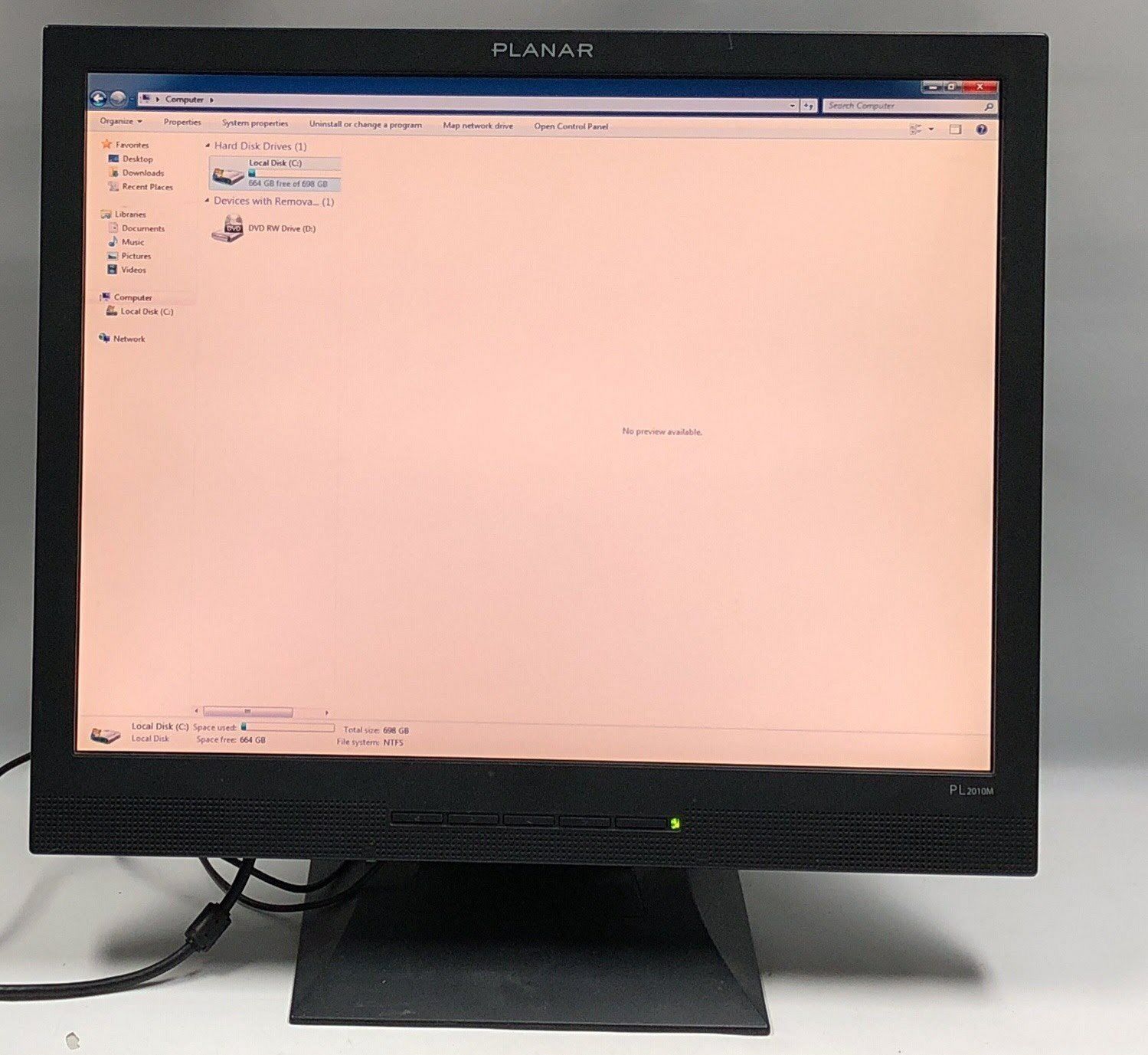 Planar PL2010M 20.1" LCD Monitor