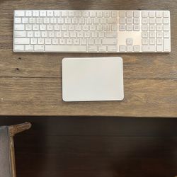 APPLE Wireless Keyboard With Apple Magic Trackpad (Mouse)
