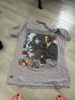 Scorpion Brand Dr Martin Luther King Jr Rap Style Shirt Gray